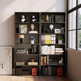 Estantería IRONCK de 6 niveles, 70in, mueble decorativo