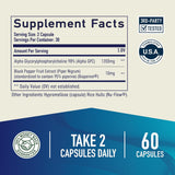 Alpha GPC Colina 600 mg | Soporte Cerebral y Memoria
