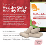 Zahler Biodophilus Probióticos 60B, Salud Digestiva, 30 Cápsulas