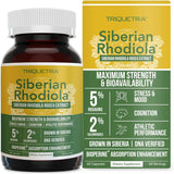 Suplemento Rhodiola siberiana  rosa de máxima fuerza  60 un