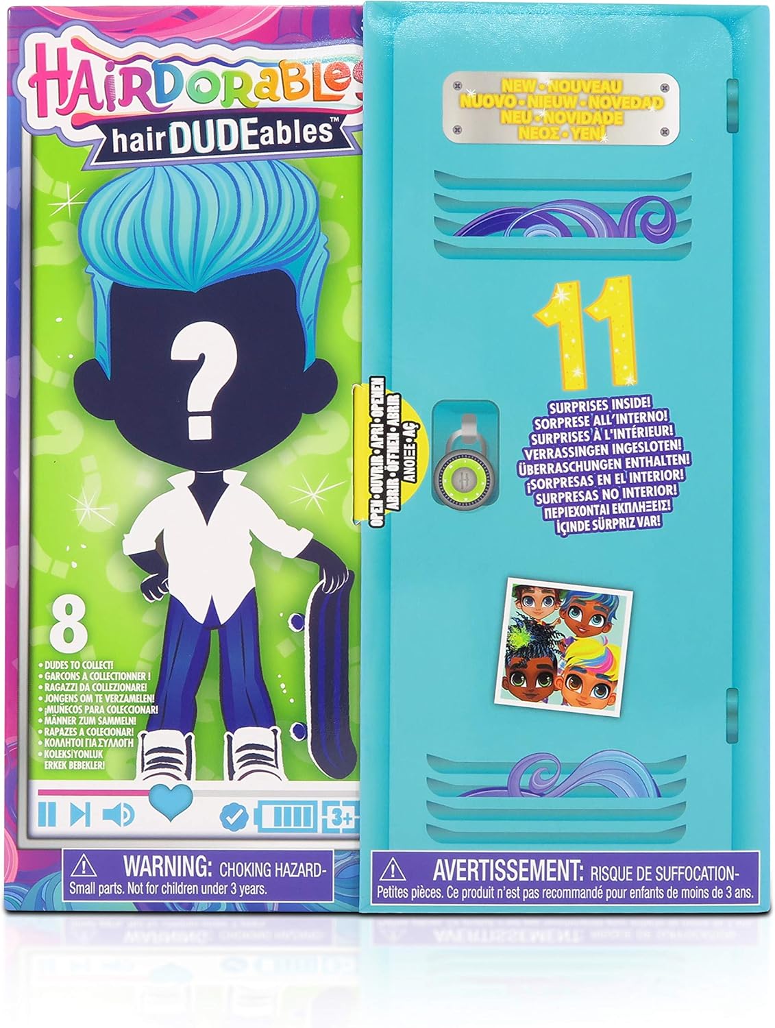 Muñecas Sorprendentes HairDUDEables de Just Play, Estilo Variado