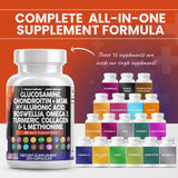 Clean Glucosamina condroitina MSM cúrcuma ácido hialurónico