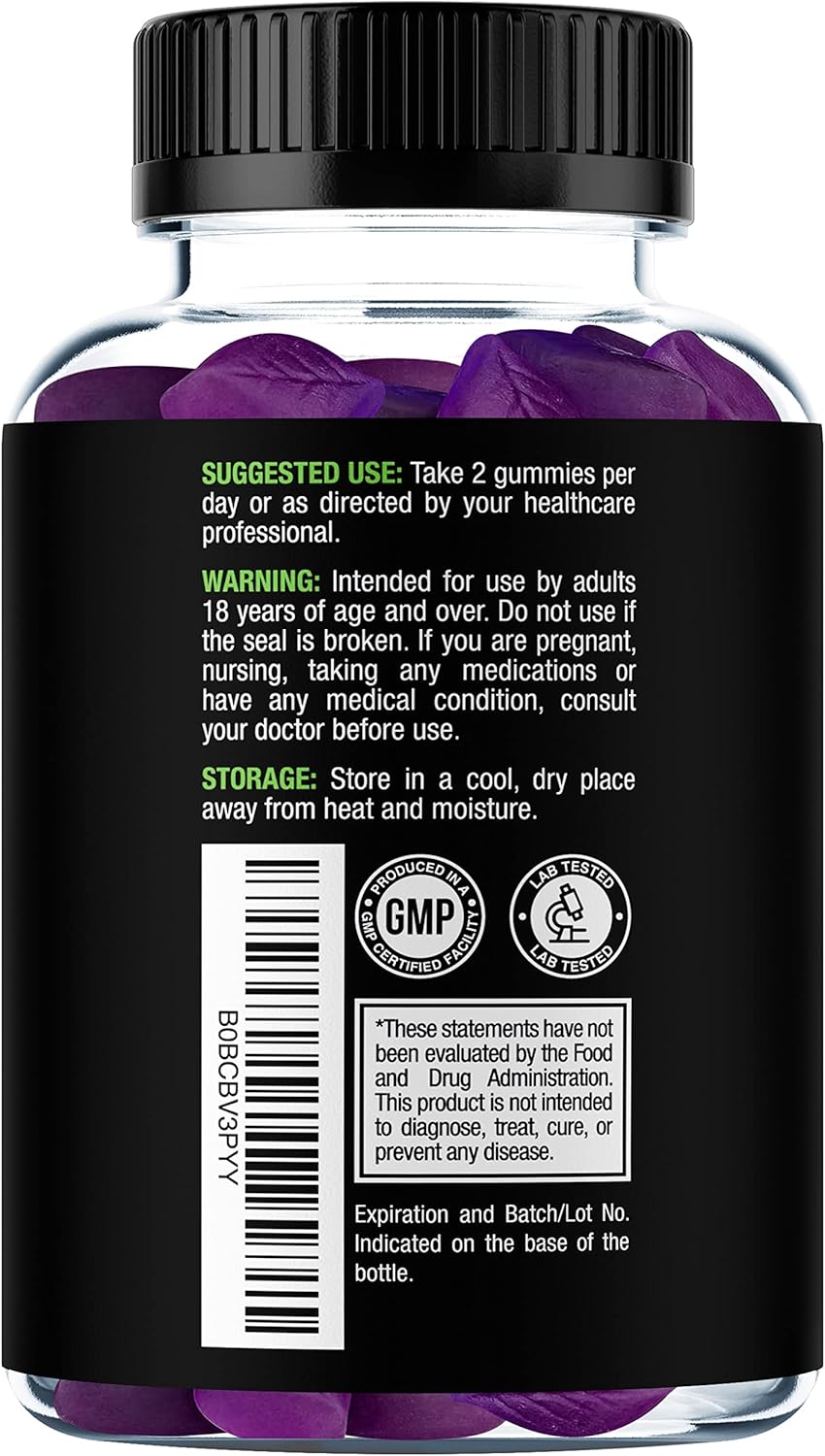 Gomas de gel de musgo de Irlanda con Saúco y Aceite de Semilla | 60 unidades