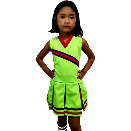 Disfraces de animadora para niñas talla S verde lima