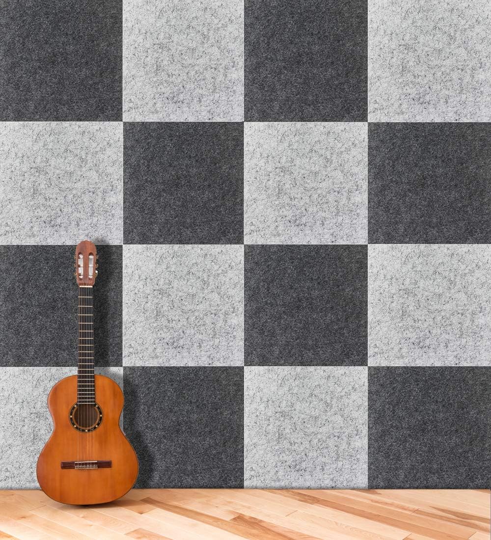 Paneles Acústicos BXI 12 Pack 12x12x0.5 Absorbentes