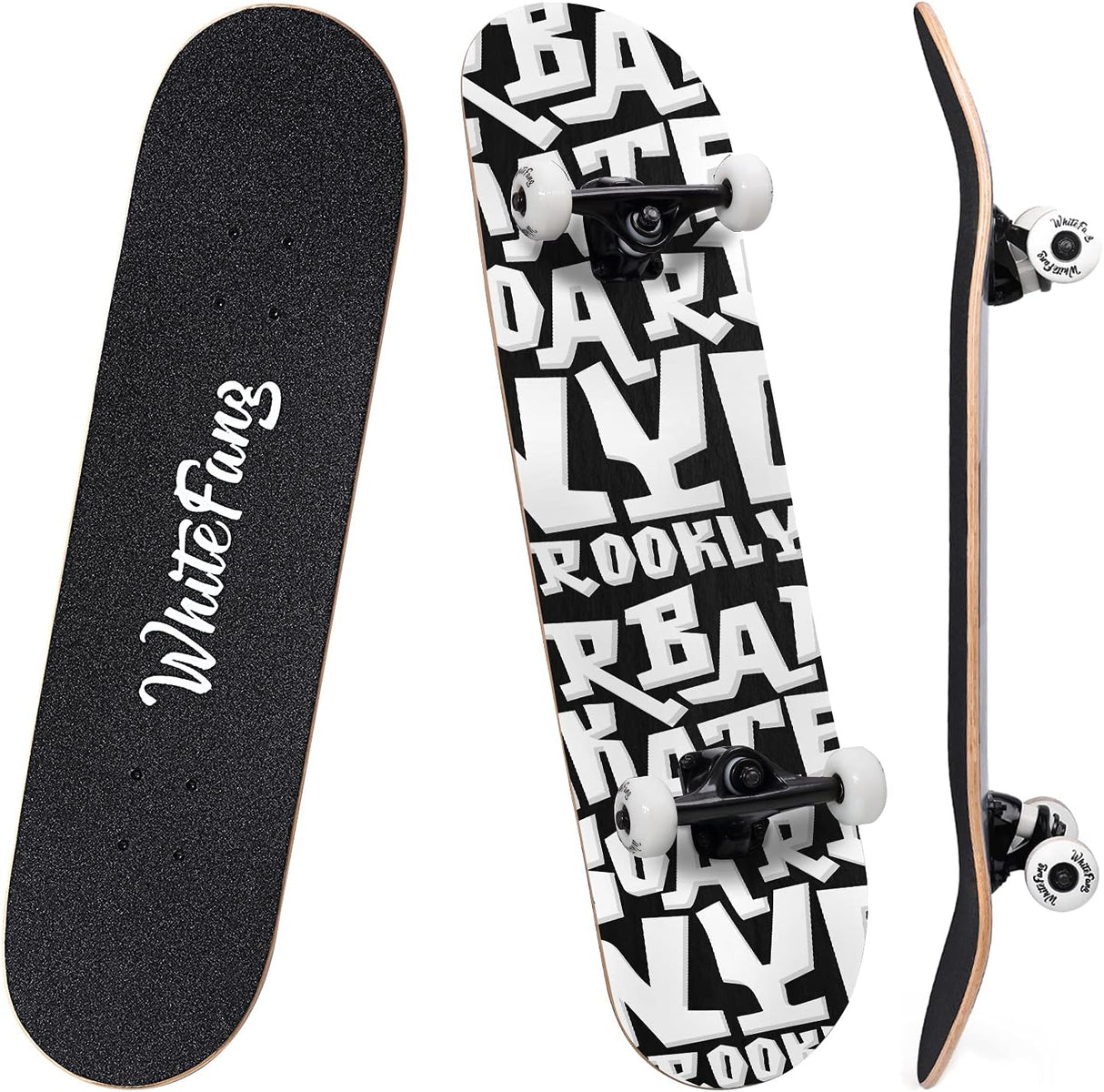 Patineta Completa 31 x 7.88, 7 Capas de Arce, Doble Kick