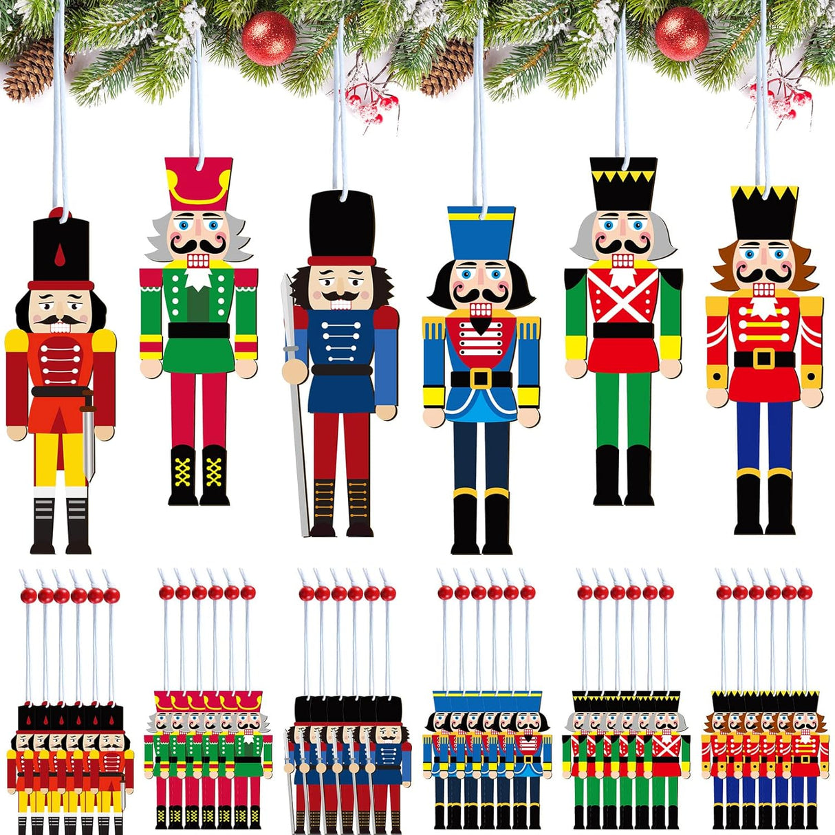 Figuras de Nuez Navideñas Maitys, 36 Piezas, 3.5 Pulgadas