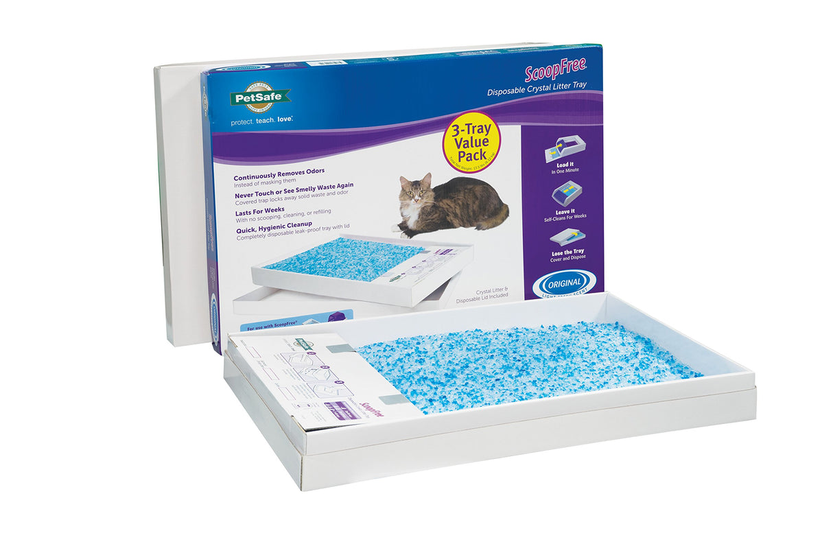 Recambios de la bandeja de arena para gatos.