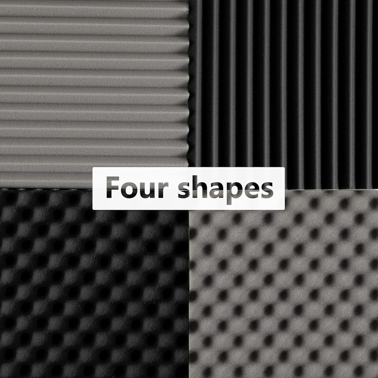 Paneles Acústicos Aislantes 12pcs - Espuma Absorbente 1x12x12