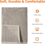 Sets de Toallas de baño de secado rápido de algodón  gris