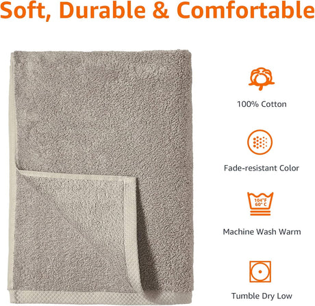 Sets de Toallas de baño de secado rápido de algodón  gris