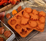 Molde de Silicona Webake para Pasteles de Otoño, 2 Pcs