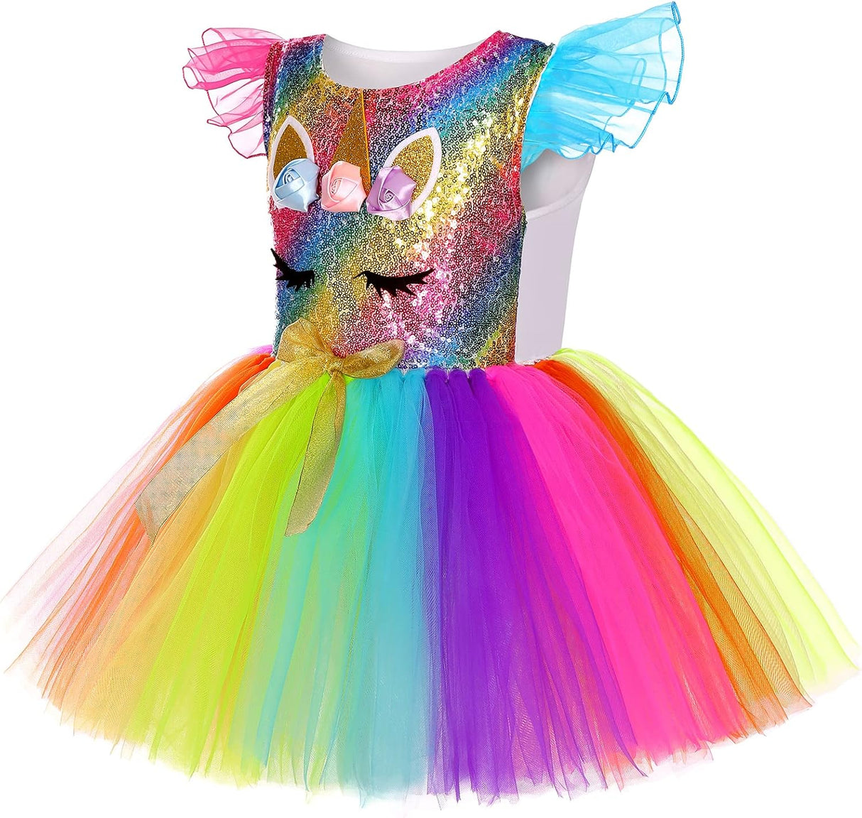 Disfraz de Unicornio para Niñas con Luces LED - Fiesta y Halloween