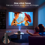 Proyector Mini PUTRIMS 1080P WiFi Bluetooth, Enfoque Automático