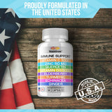 Apoyo inmunológico con quercetina zinc 50 mg de vitamina C