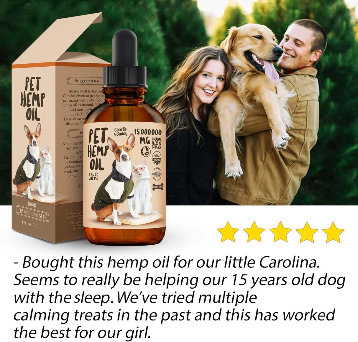 Vitaminas Aceite de cáñamo para perros y gatos