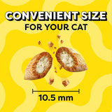 Golosinas para gatos crujientes y suaves, sabor a pollo