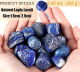 Conjunto de piedras de cristal Lapislázuli pulidas e irregulares