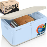 Caja de almacenamiento SereneLife 7 galones con cerradura