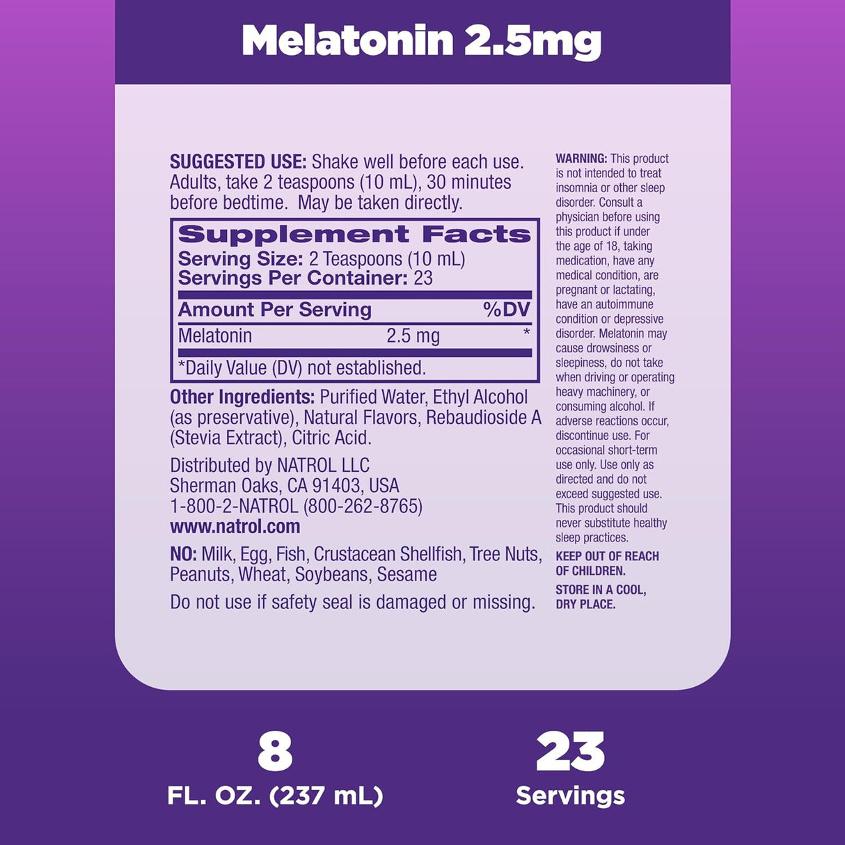 Suplemento Natrol líquida es una alternativa ideal