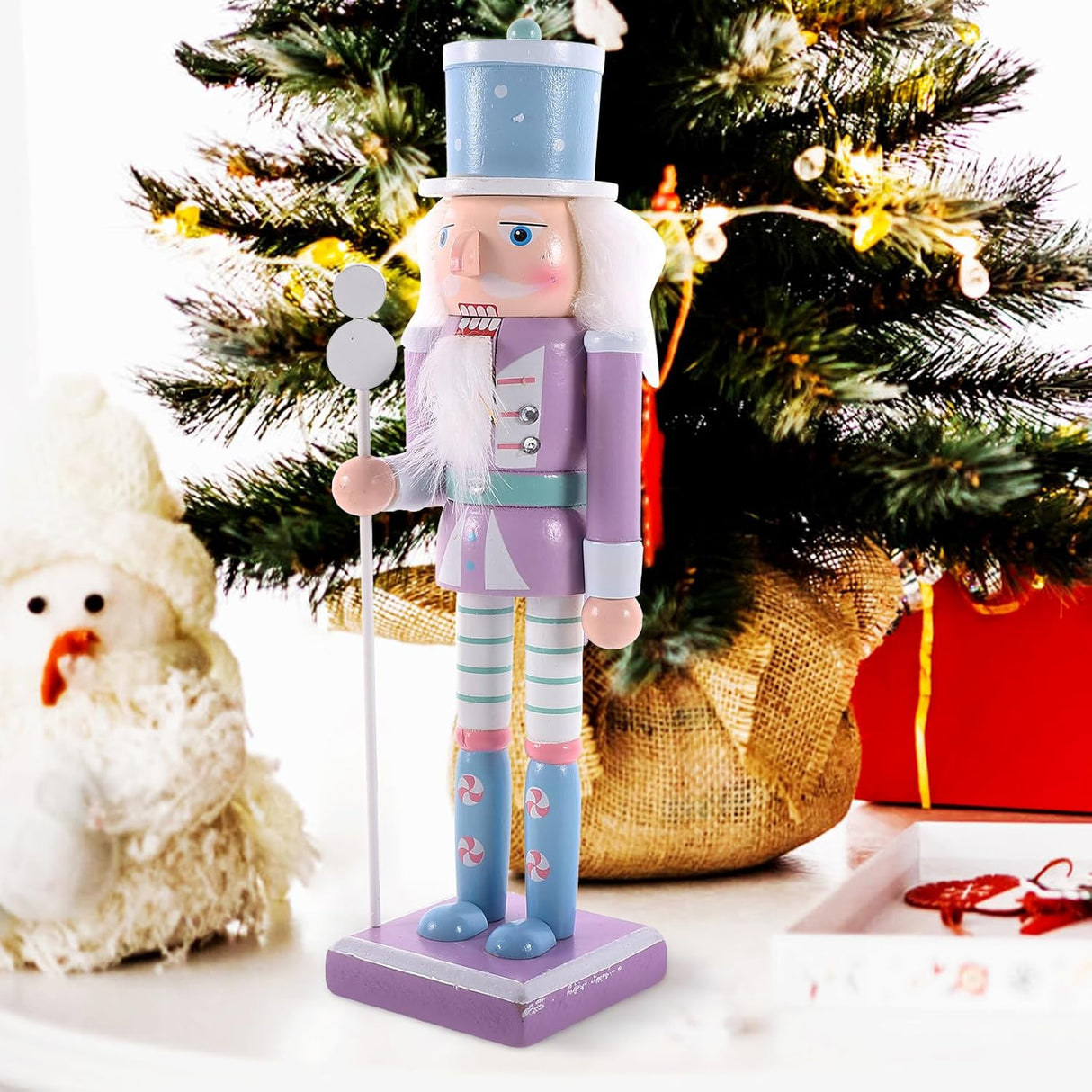 Soldado de Nuez de Madera para Navidad - Adorno Festivo