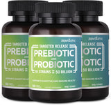 Suplemento de probióticos y prebióticos salud inmune 180 cáp