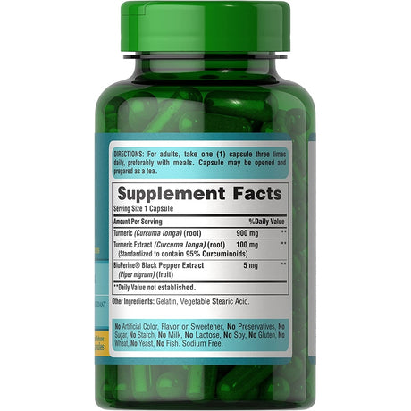 Suplementos Alimenticios de Cúrcuma Curcumina Cápsulas