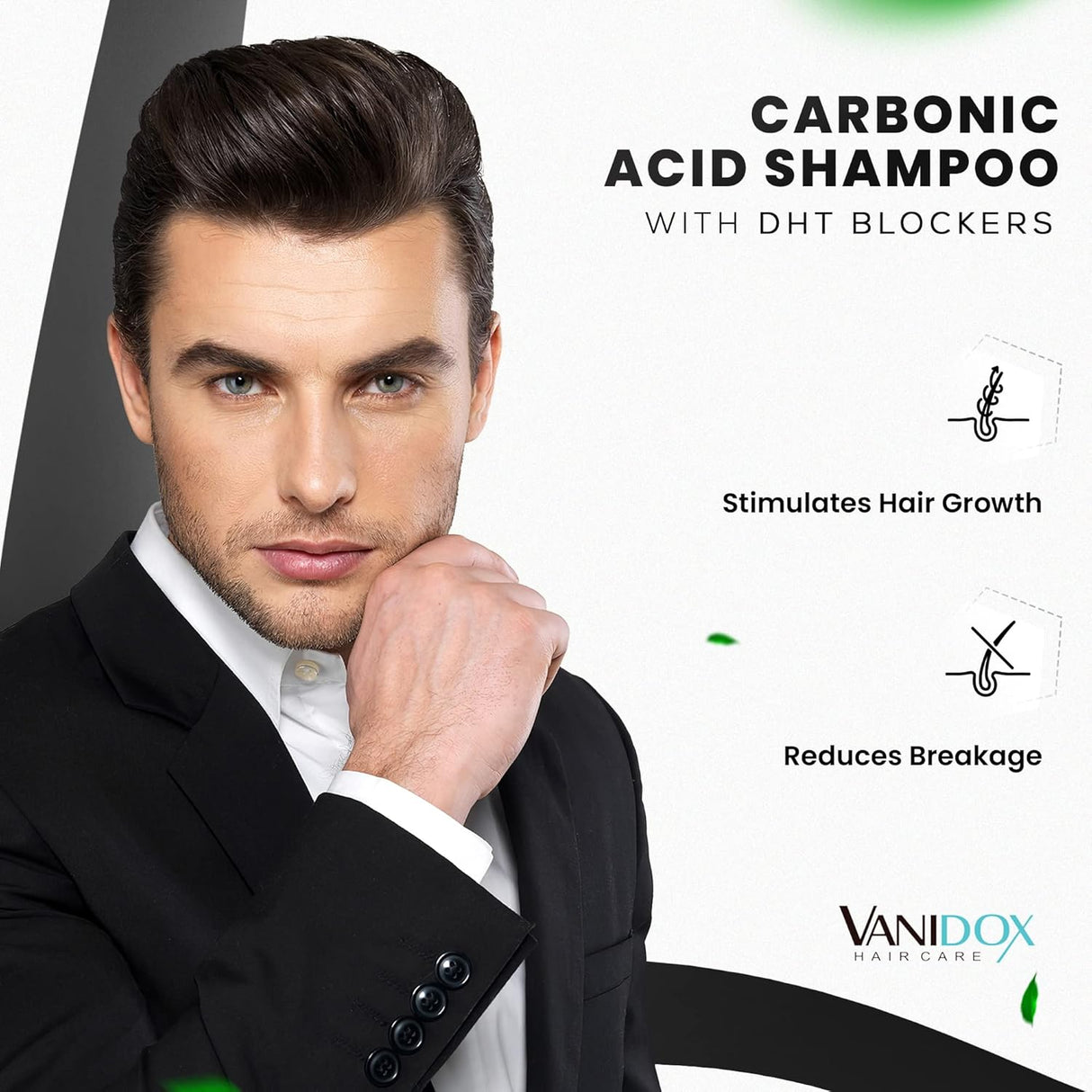 Champú de ácido carbónico para hombres y mujeres VANIDOX