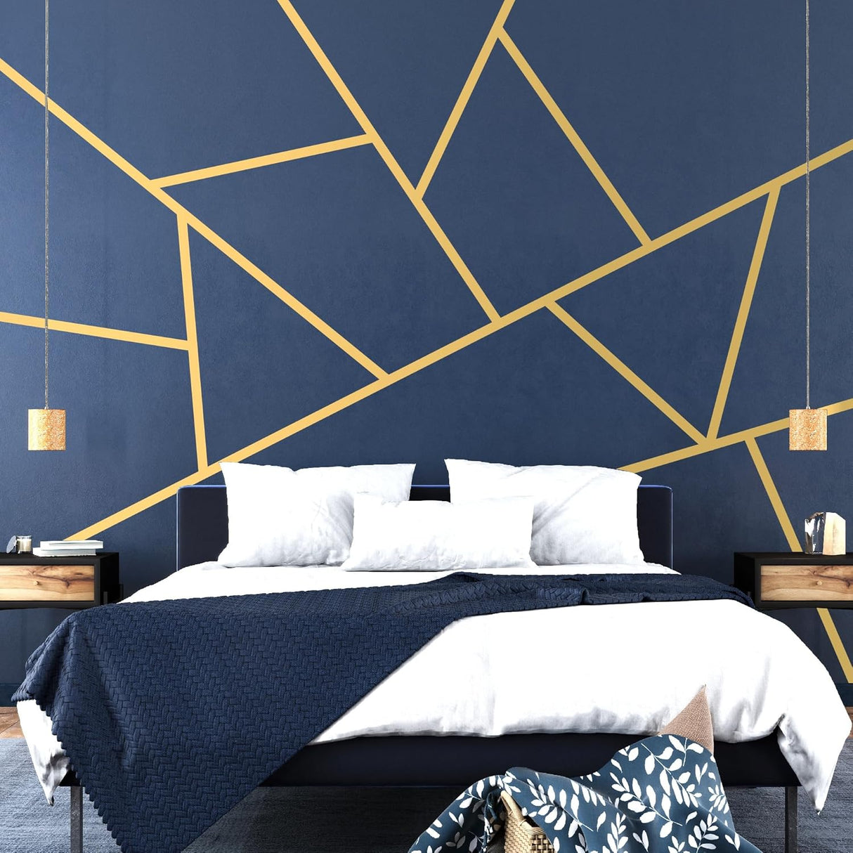 Vinilos Pared Modernos Peel and Stick Geométricos Decorativos