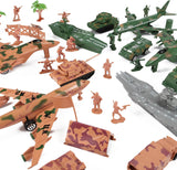 Figuras de Acción Militar Liberty Imports con Vehículos Escala (73 pcs)