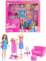 Muñeca de moda Barbie stylist con accesorios y ropa, Mattel HPL78