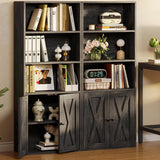 Estantería Industrial IRONCK de 5 Estantes con Puertas 11.8