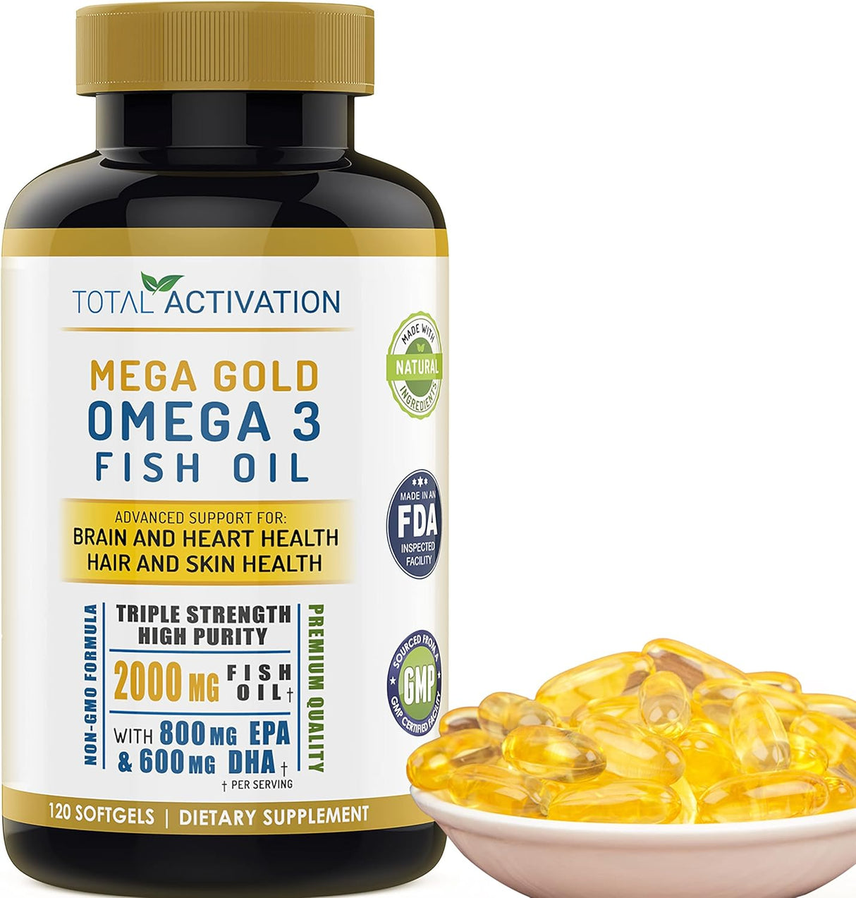 Aceite de Pescado Omega 3 Dr. Formula 2000 mg con Vitamina E