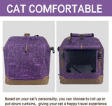 Transportín Suave Plegable para Mascotas - Ventilado 24x16.5x16