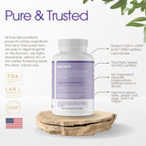 Suplemento Pure 5-HTP (5-hidroxitriptófano) Plus GABA  60un