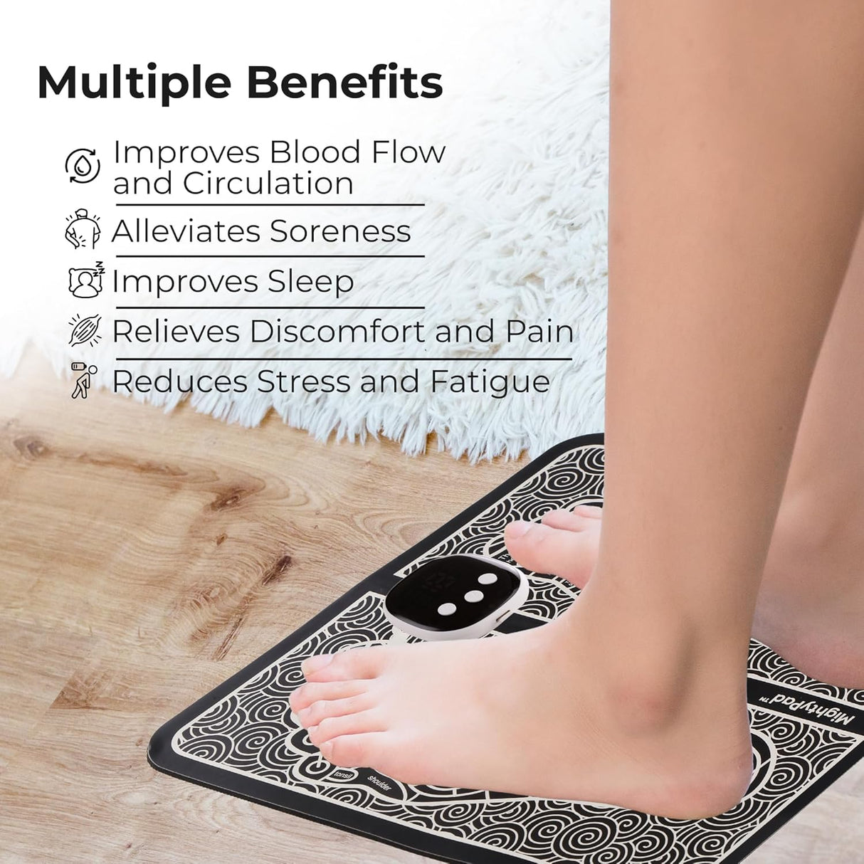 Masajeador de Pies para Neuropatía - Alivio y Circulación 3 en 1