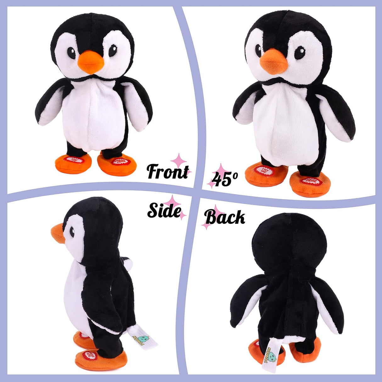 Pingüino Interactivo Hopearl que Habla y Canta, 7.5