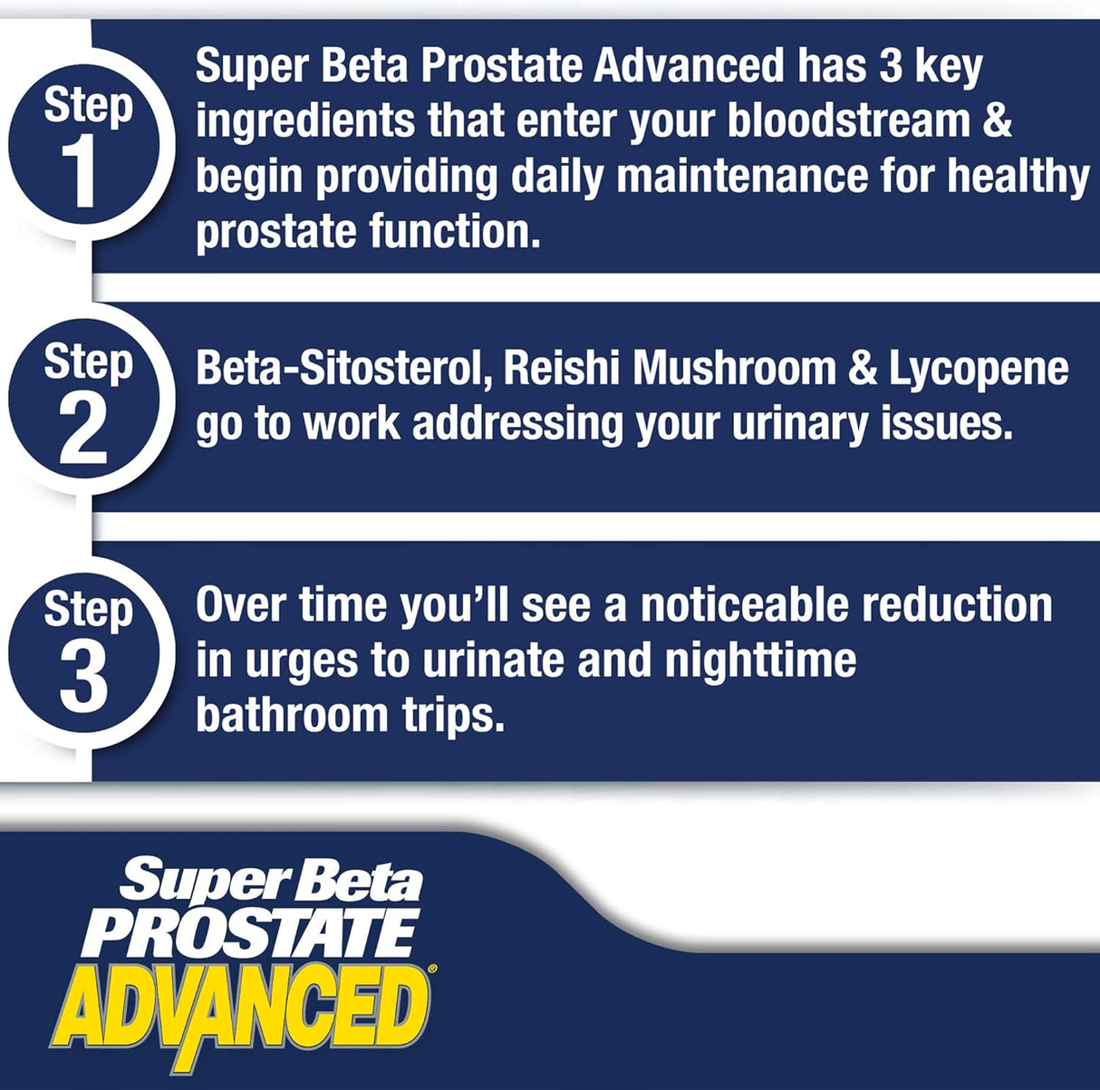 Suplemento  Prostate Advanced  promueve el sueño 120 cápsula