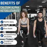 Calcio Alpha-Ketoglutarato Time Release 1000mg - 60 Cápsulas