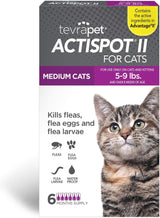 Tratamiento de pulgas para gatos pequeños y medianos