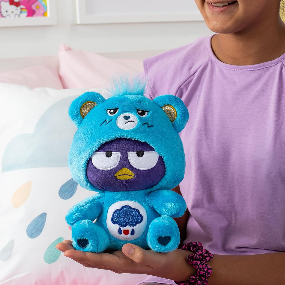 Peluche Badtz-Maru como Grumpy Bear - Care Bears, 8 Suave