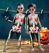 Disfraz Esqueleto Niñas RAISEVERN Jumpsuit 3D Talla 5-14 Años