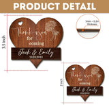 Recuerdos Personalizadas de Madera para Bodas