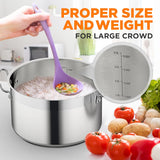Olla de acero inoxidable de 5 cuartos NUTRICHEF NCSPT5Q