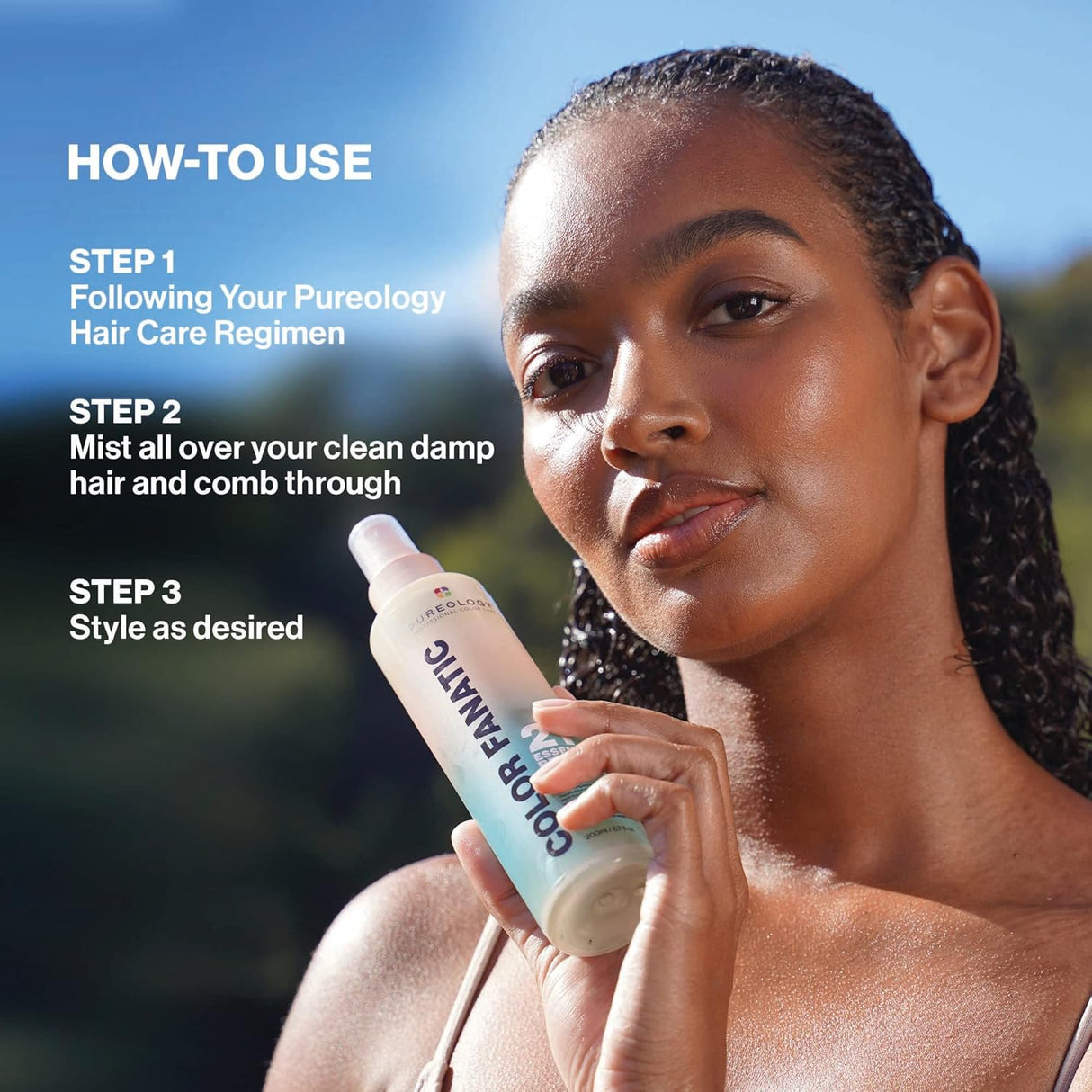 Acondicionador con protector térmico y es vegano Pureology