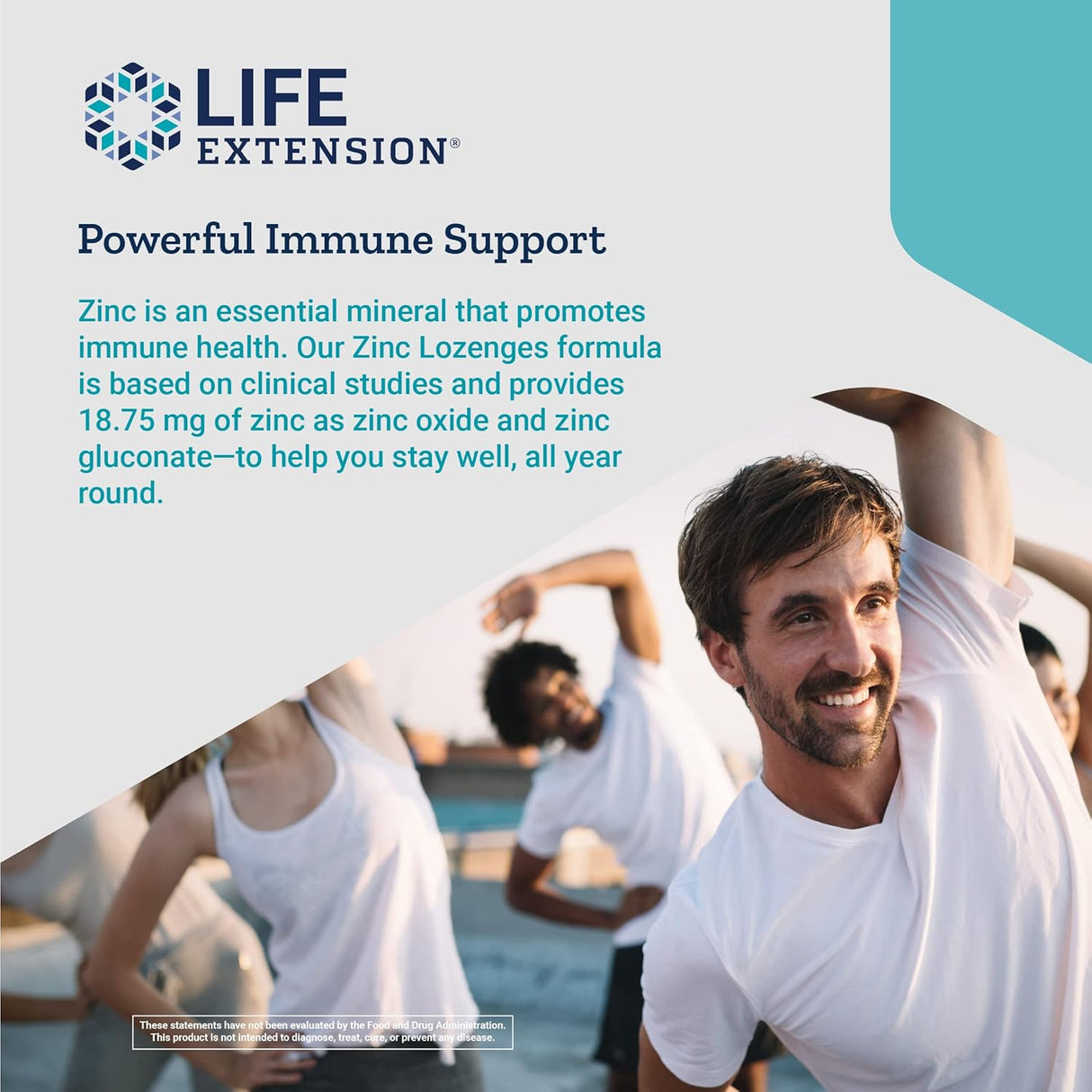 Suplementos Pastillas de zinc salud inmunológica cítrico