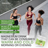 Polvo de Magnesio Citrato NaturalSlim, Apoyo al Estrés, 3 Pack