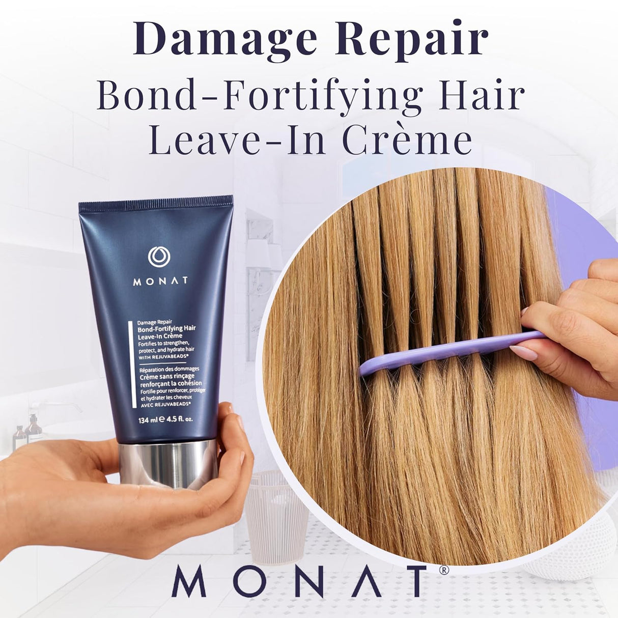 MONAT Acondicionador de crema sin enjuague refrescante Nerol