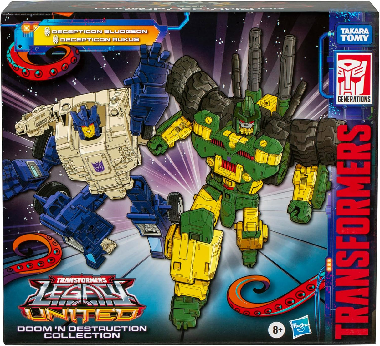 Transformers Legacy United Bludgeon y Rukus 2-Pack Exclusivo
