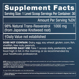 Resveratrol Micronizado ProHealth 30g 98% Pure Bioavailability